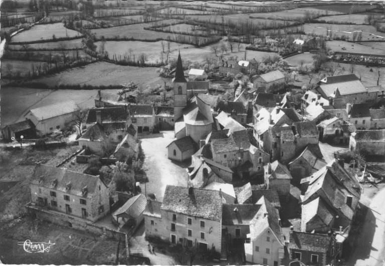 Roussennac - Vue aérienne avant